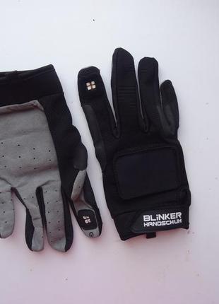 Blinker handschuh 0502 велоперчатки світяться xs/s