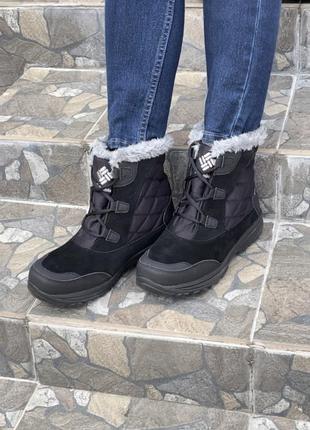 Жіночі шкіряні зимові чоботи columbia 37.5, 38, 39, 40, 42,43 розмір1 фото