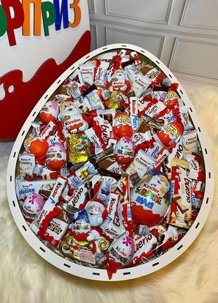 Подарочный бокс для любимой   kinder mega maxi - 40см. х 60см.1 фото