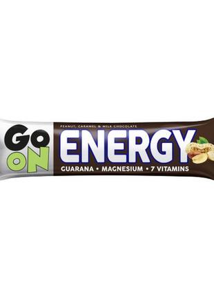 Energy bar (50 g, peanut, caramel & milk chocolate)