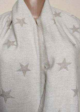 Шерстяной woolmark палантин шарф florence design /3968/2 фото