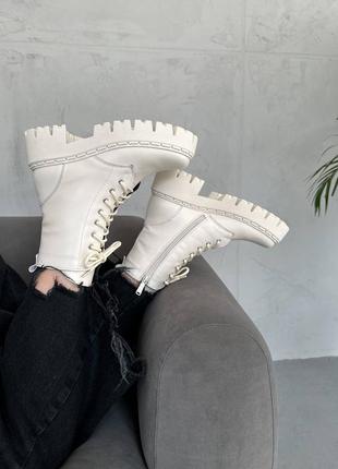 Удобные и стильные зимние ботинки из натуральной кожи8 фото