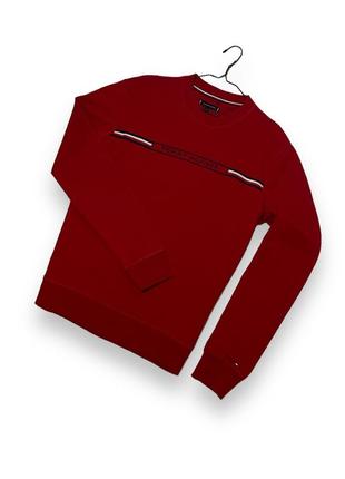 Свитшот tommy hilfiger red sweatshirt