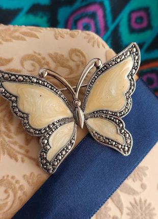 Милая коллекционная брошь-бабочка от avon!⚜️1 фото
