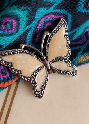 Милая коллекционная брошь-бабочка от avon!⚜️3 фото