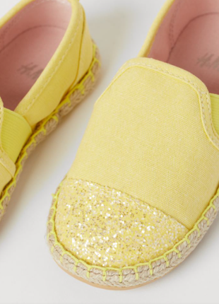 Мокасини, еспадрильї, слипони балетки босоніжки для дівчинки оригінал h&m