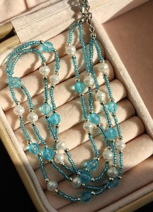 Изысканное винтажное ожерелье с искусственными жемчужинками!⚜️