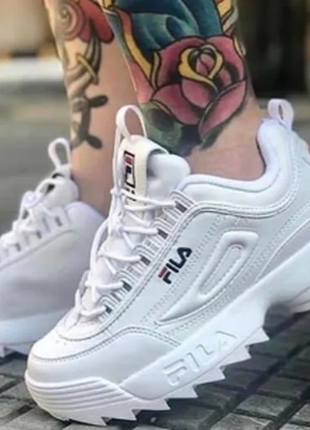 Кроссовки fila disruptor ii patches 5fm00538 100 оригинал5 фото