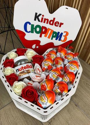 Подарочный бокс kinder из сладостей sweet_box_cv_2 фото