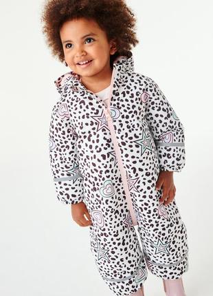 Леопардовый снежный костюм, устойчивый к душе (3 мес. – 7 лет)