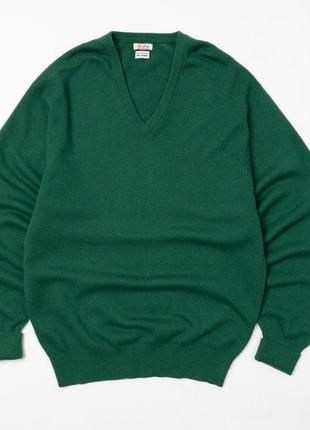 John laing v-neck cashmere sweater чоловічий светр