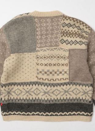 Jachpot by carli gry vintage wool cardigan  чоловічий светр кардиган5 фото