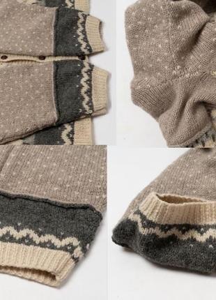 Jachpot by carli gry vintage wool cardigan  чоловічий светр кардиган8 фото