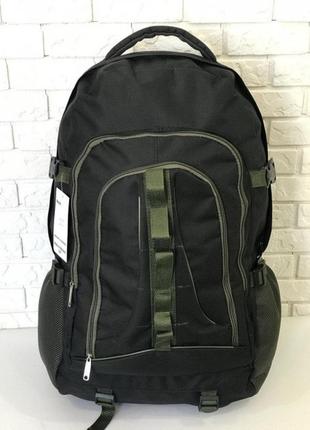 Рюкзак туристичний va t-02-8 65л black/green2 фото