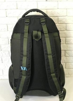 Рюкзак туристичний va t-02-8 65л black/green4 фото