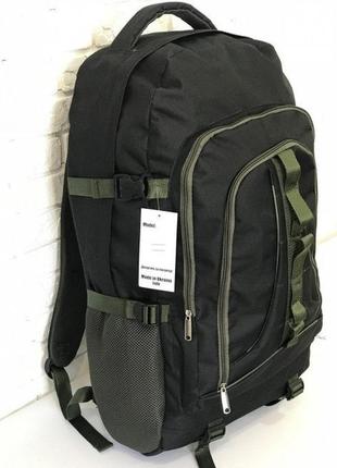 Рюкзак туристичний va t-02-8 65л black/green3 фото