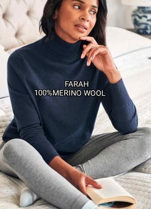 Італійський вовняний гольф 100% шерстя мериноса farah