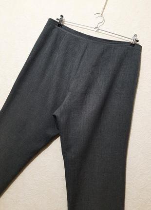 Штаны баталы брюки серые классика большой размер 56-58-60 женские + нюанс6 фото