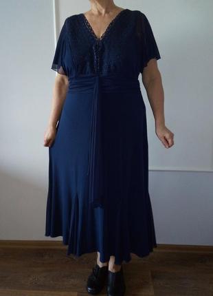 Ошатне синє плаття, joanna hope, р. 20/4xl