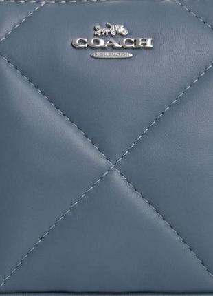 Оригинальная кожаная сумка coach nolita 19 with puffy diamond quilting cm2544 фото