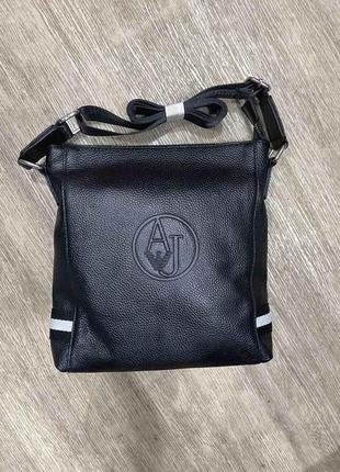 Мужская сумка черная, планшетка, сумки через плечо, барсетка, брендовая сумка, мужские сумки кожа2 фото