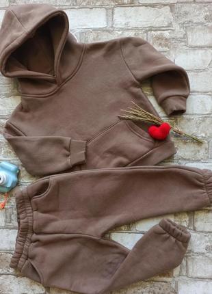 Теплі спортивні костюми на флісі для дітей на зріст: 86-128см