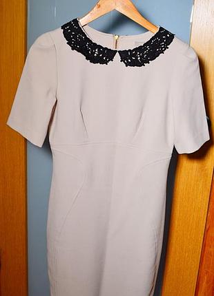 Вечернее платье, платье с воротником, женское платье