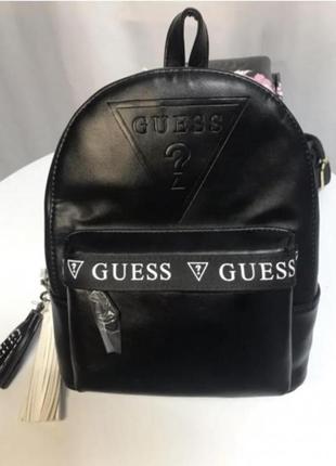 Черный оригинальный рюкзак guess