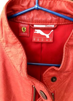 Курточка кожаная puma ferrari2 фото