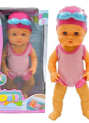 Плавающая кукла интерактивная для ванной шарнирные ножки swimming doll девочка плавчиха 33 см