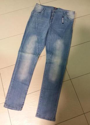 Гарні чоловічі джинси на гудзиках 3хl2 фото
