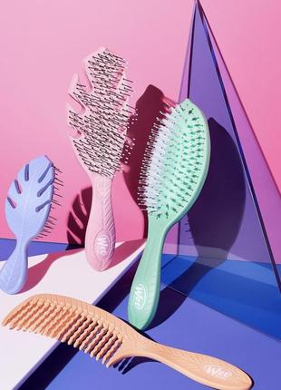 Wet brush go green treatment and shine - щетка для блеска и шелковистости волос