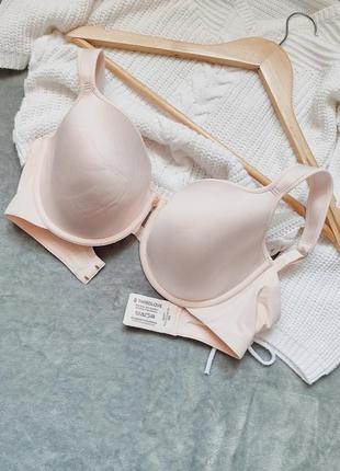 Бюстгальтер с эффектом памяти - 24/7 perfect coverage bra беж молочный айвори размер 34e/75e