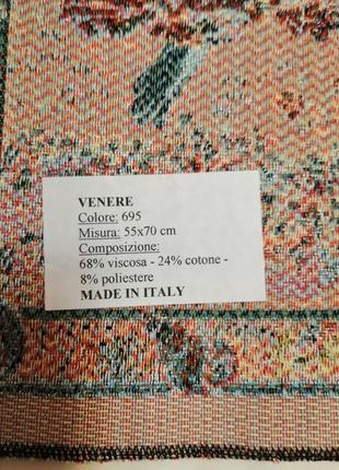 Картина з гобелена "народження венери", розмір: 70x55 см, італія3 фото