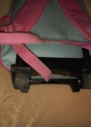 Рюкзак портфель чемодан на колесах эльза и анна2 фото