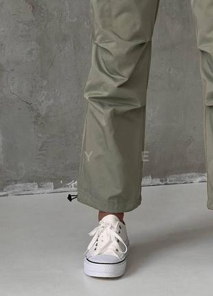 Женские брюки (джоггеры) casual коттоновые4 фото