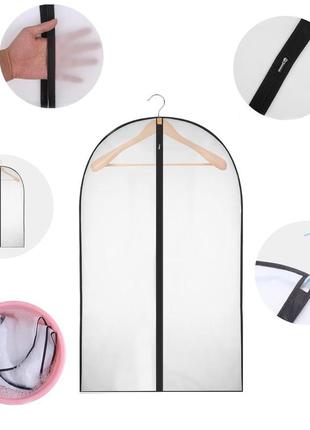 Чохол для одягу на змійці hanging case for clothes 60x140 см3 фото