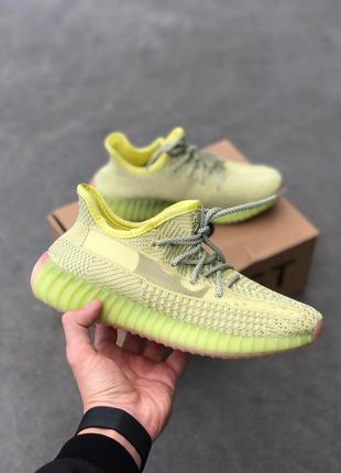 Кросівки жіночі, чоловічі adidas yeezy boost 350, жовті (адіас і буст, адидаси)