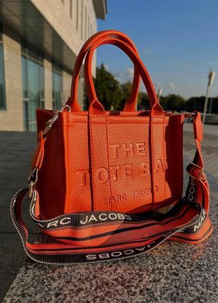 Сумка marc jacobs small tote bag orange