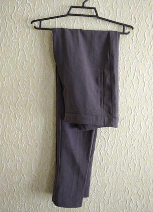 Женские серые классические штаны, брюки, р.с, терранова