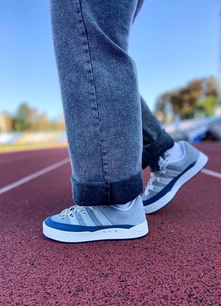 Adidas adimatic grey blue2 фото