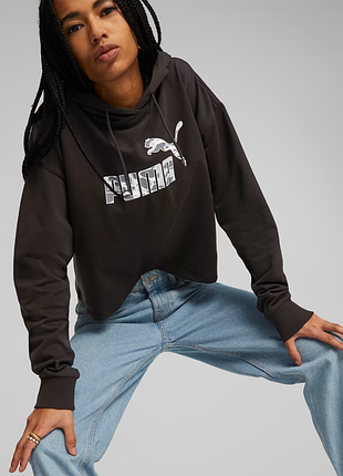 Чорне жіноче худі puma summer splash women's hoodie нове оригінал сша