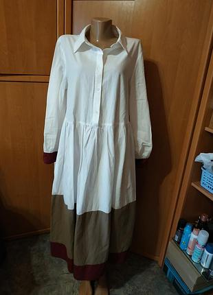 100% тонкий хлопок! платье р. 1хl shein curve