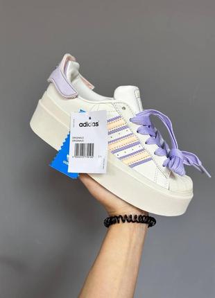 Жіночі кросівки adidas superstar bonega purple macaroon 36-37-38-39-401 фото