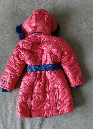 Зимняя теплая куртка для девочки2 фото