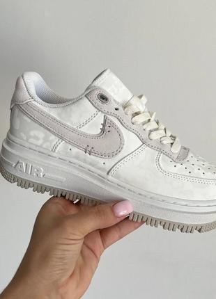 Женские кроссовки nike air force 1 low white beige 36-37-38-39-40