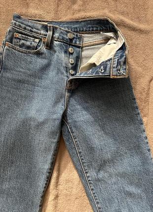 Джинсы levi's с рюшами4 фото