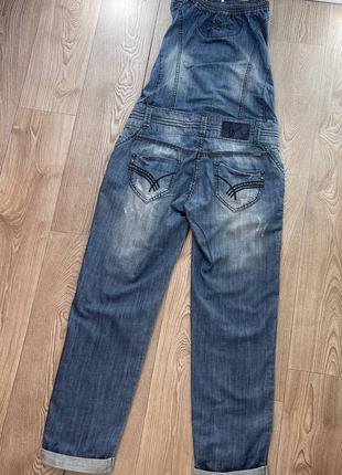 Шикарний джинсовий брючний комбінезон2 фото