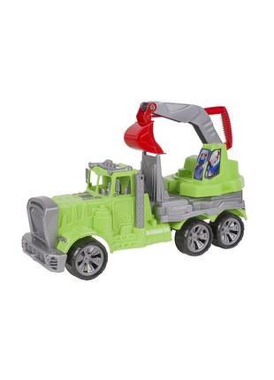 Дитяча іграшка екскаватор fs2 orion 554or із рухомим ковшем (зелений)1 фото