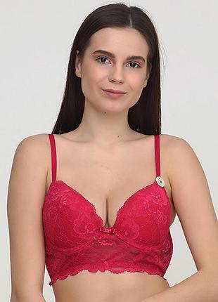 Оригінальний мереживний бюстгальтер пуш-ап від бренду h&m розм. 75в